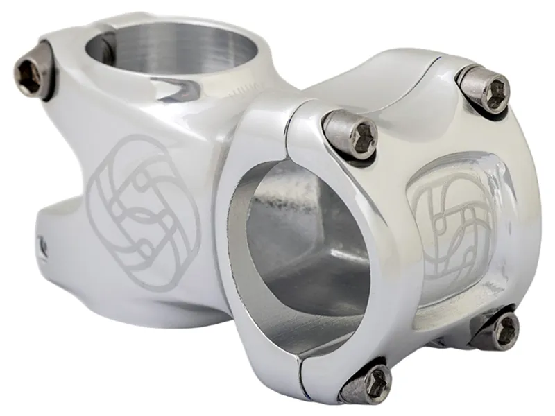 Gusset Staff Stem +/-5 Deg Alloy 31.8mm in Silver-5