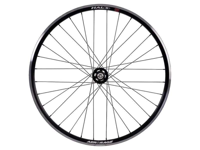 Halo Aerorage Track 700C Rim Brake Fixed Rear Wheel in Black-1