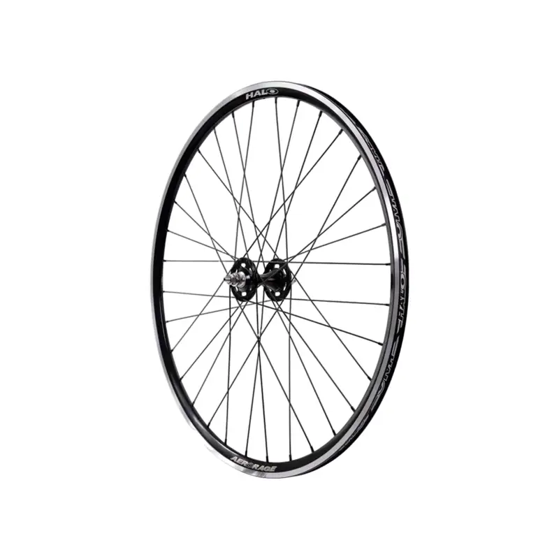 Balfes Bikes Halo Aerorage Track 700c 32H Front Wheel in Black | Free postage over £30, £10 off first order, price match & 0% finance.