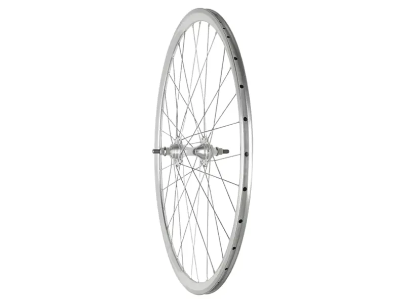 Halo Aerotrack 700c 32H Fixed Hub Rear Wheel in Silver