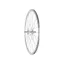 Halo Aerotrack 700c 32H Fixed Hub Rear Wheel in Silver