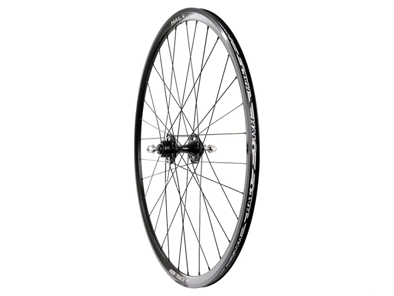 Balfes Bikes Halo Aerotrack 700c 32H Fixed-HG/Freewheel Rear Wheel in Black | Free postage over £30, £10 off first order, price match & 0% finance.