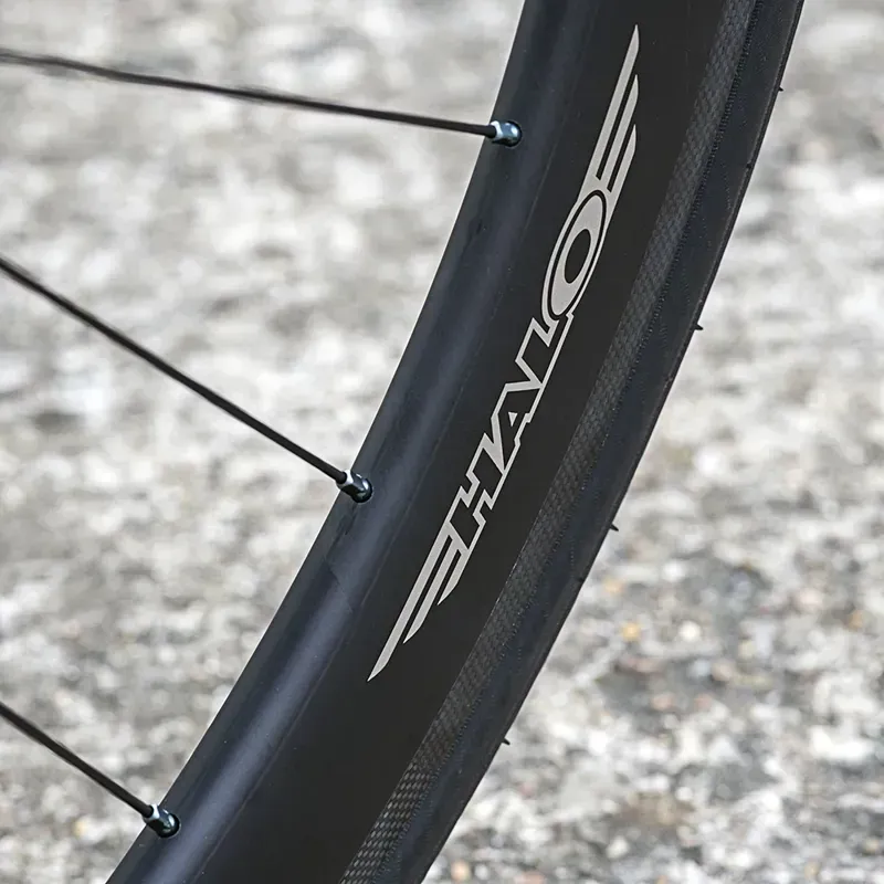 Halo Carbaura RC50 RS2 Supadrive 50mm Carbon Rim Brake Wheelset in Black-1