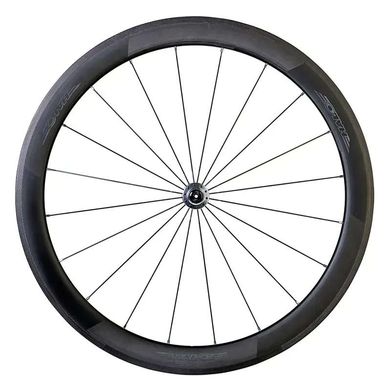 Halo Carbaura RC50 RS2 Supadrive 50mm Deep Carbon Rim Brake Wheelset in Silver-1