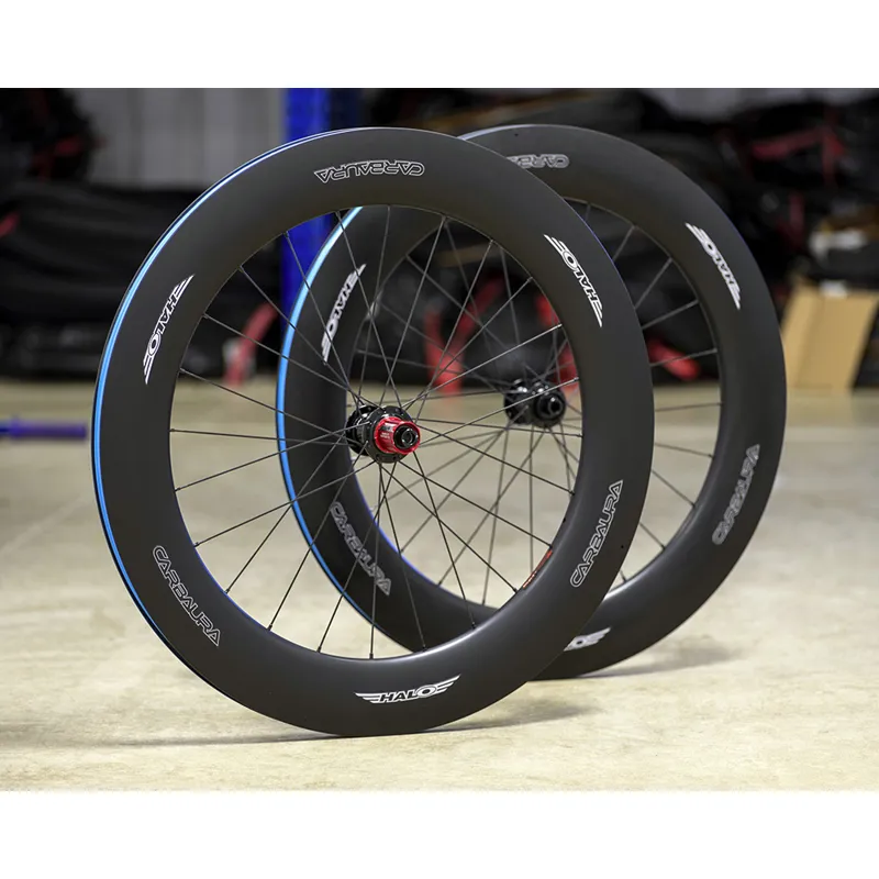 Halo Carbaura RCD 80mm Carbon Disc Wheelset in Black-1