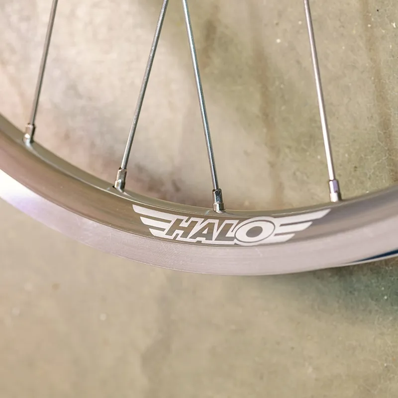 Halo Evaura Track 700c Rim Brake Fixed/Freewheel Rear Wheel in Silver-1