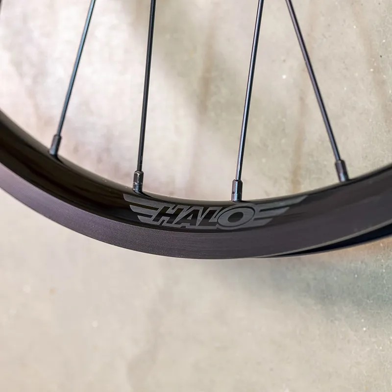 Halo Evaura Track 700c Rim Brake Fixed/Freewheel Rear Wheel in Black-1