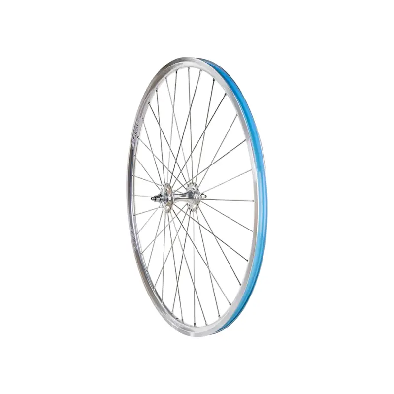Balfes Bikes Halo Evaura Track 700c Rim Brake Front Wheel in Silver | Free postage over £30, £10 off first order, price match & 0% finance.