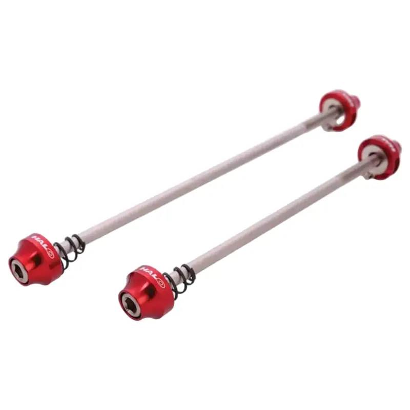 Balfes Bikes Halo Hex Key Skewers in Red | Free postage over £30, £10 off first order, price match & 0% finance.