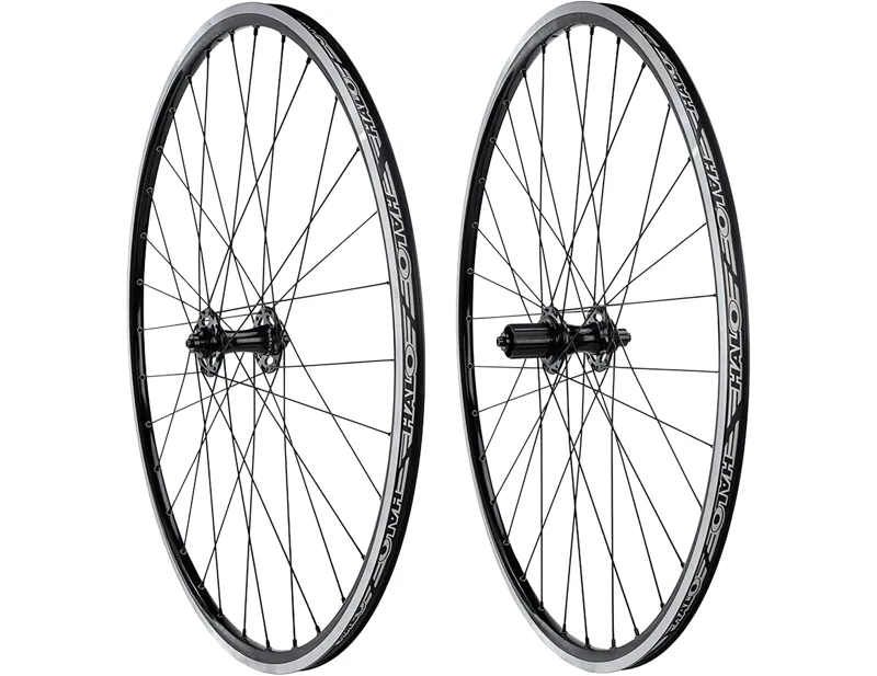 Balfes Bikes Halo Retro 700c Shimano HG Rim Brake Wheelset in Black | Free postage over £30, £10 off first order, price match & 0% finance.