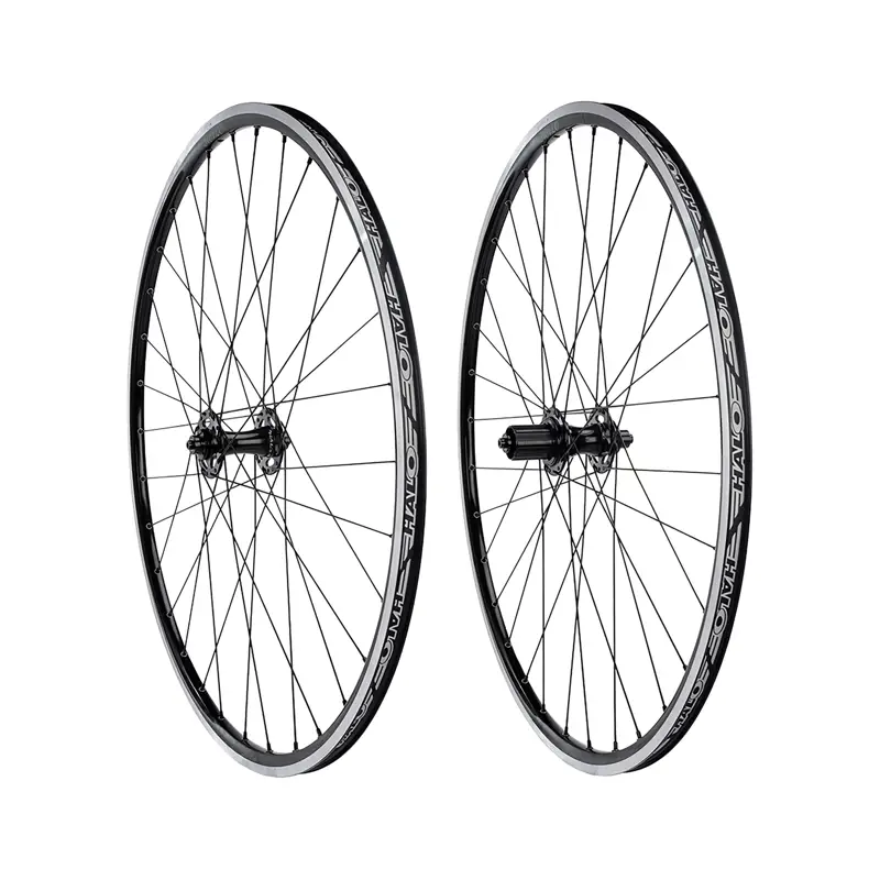 Balfes Bikes Halo Retro 700c Shimano HG Rim Brake Wheelset in Black | Free postage over £30, £10 off first order, price match & 0% finance.