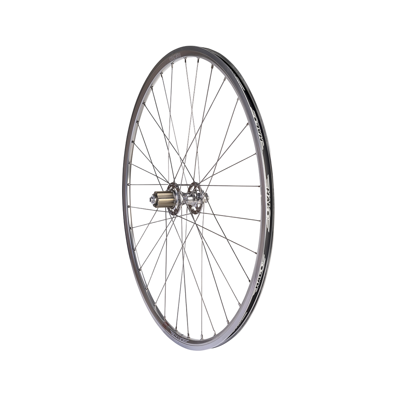 Balfes Bikes Halo Retro 700c Rear Wheel in Silver | Free postage over £30, £10 off first order, price match & 0% finance.