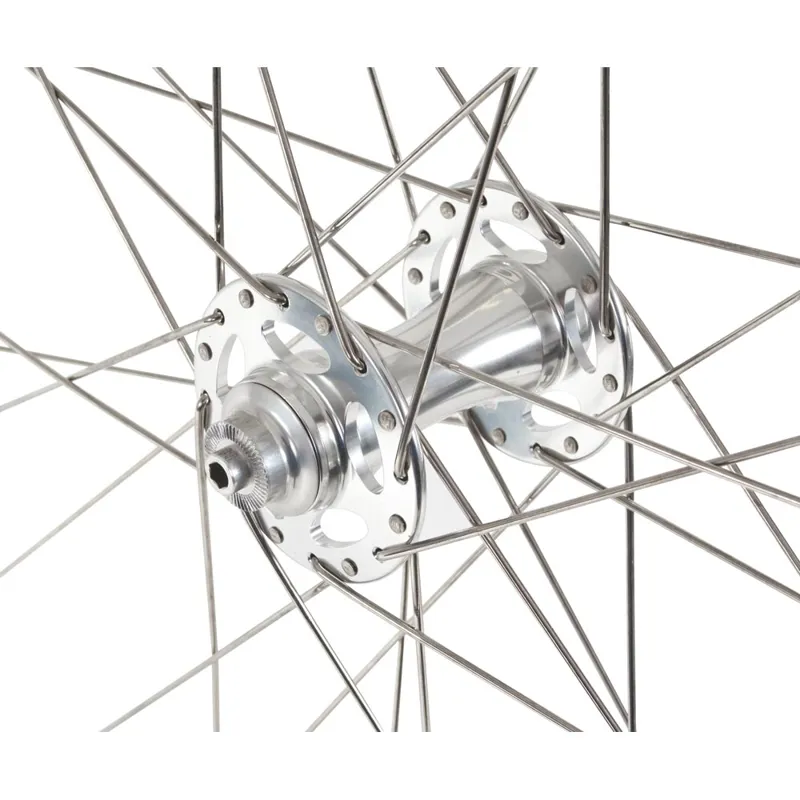 Halo Retro 700c Front Wheel in Silver-2