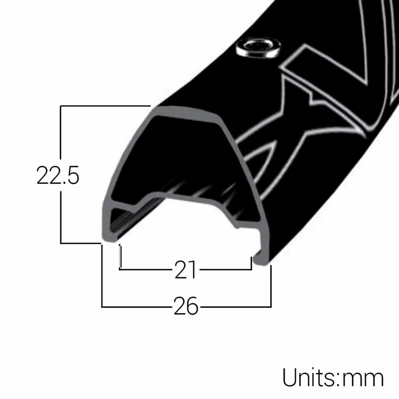 Halo Vapour 26in 32H Alloy Rim in Black-2