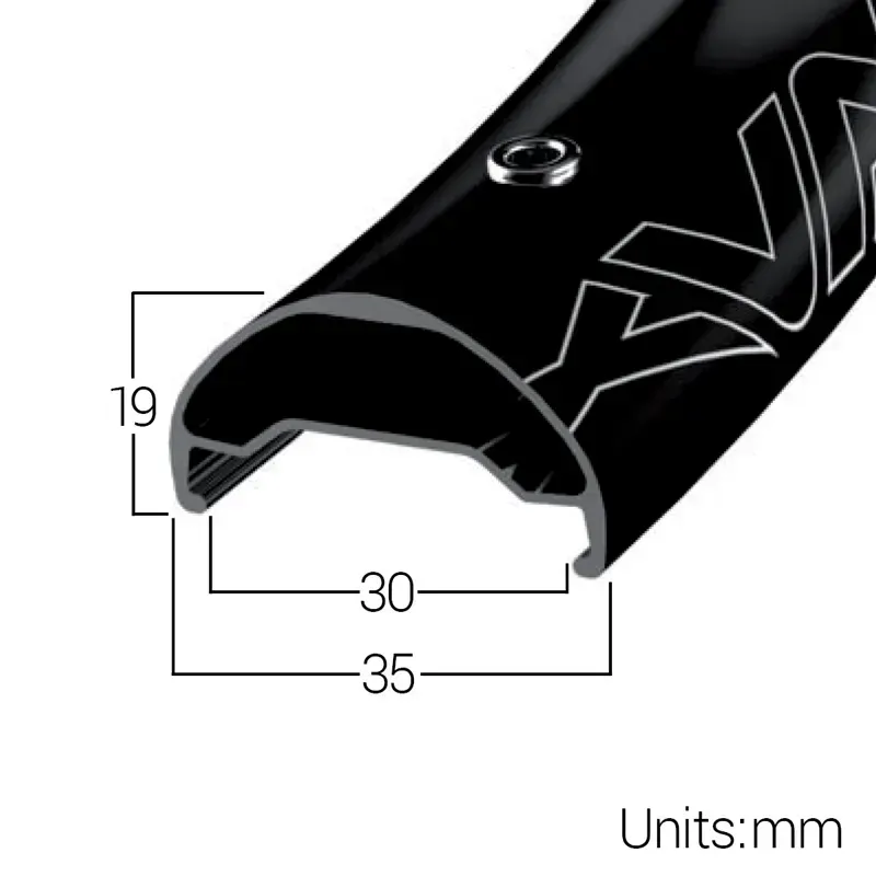 Halo Vapour 35 Stealth MT 27.5in 6-Bolt Boost Rear Wheel in Black-1