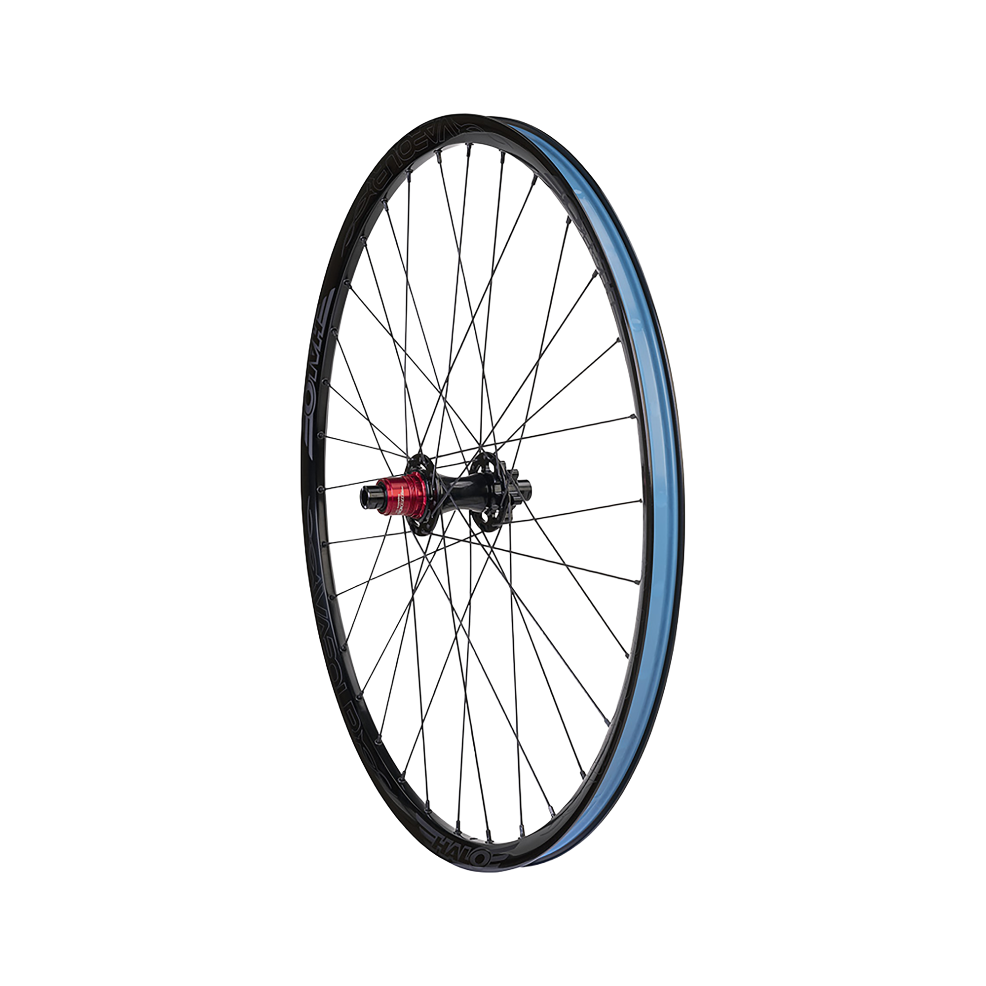 148in Wheel Halo Vapour MT 27.5 Inch Supadrive Boost 148 Disc Hub Rear Wheel in Black