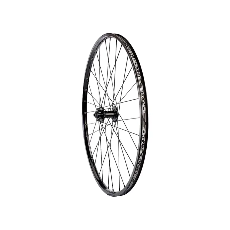 Balfes Bikes Halo White Line Urban 700c 32H Universal Brake Front Wheel in Black | Free postage over £30, £10 off first order, price match & 0% finance.