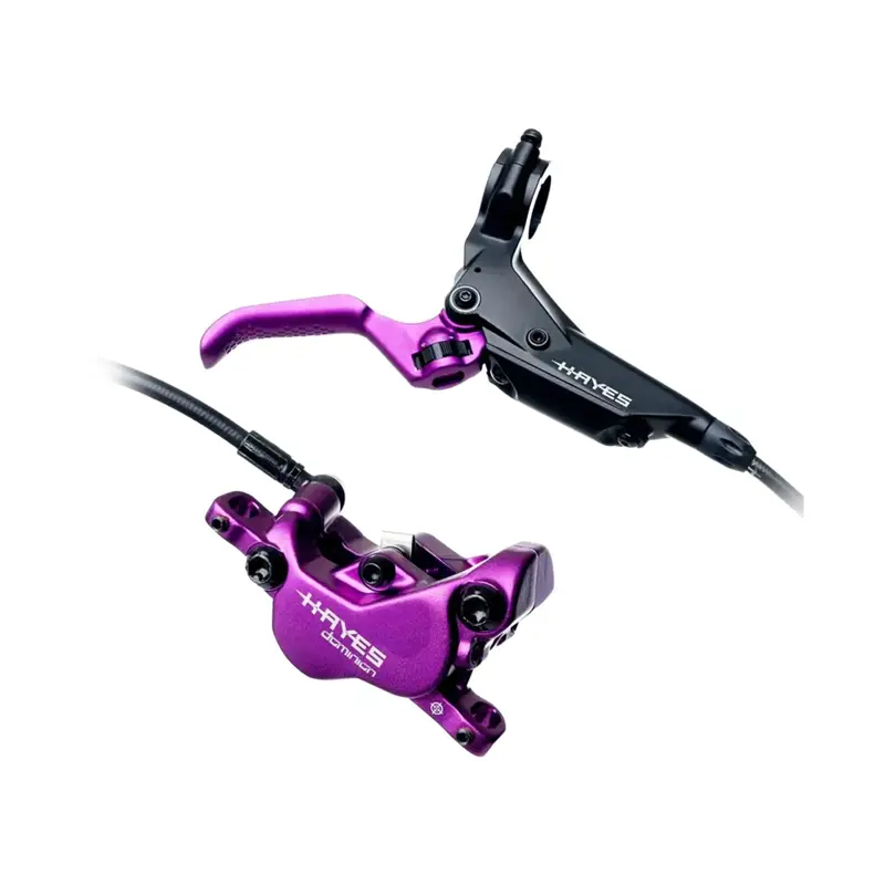 Balfes Bikes Hayes Dominion A4 Brake Kit Regular Reach Lever in Purple | Free postage over £30, £10 off first order, price match & 0% finance.