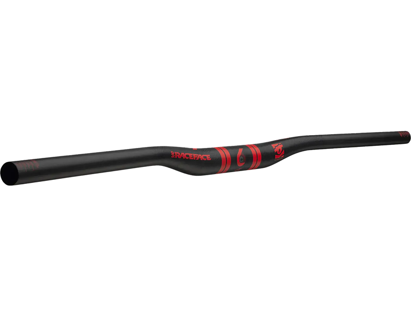 Race Face SIXC 20mm Rise Carbon Handlebar in Black/Red-1