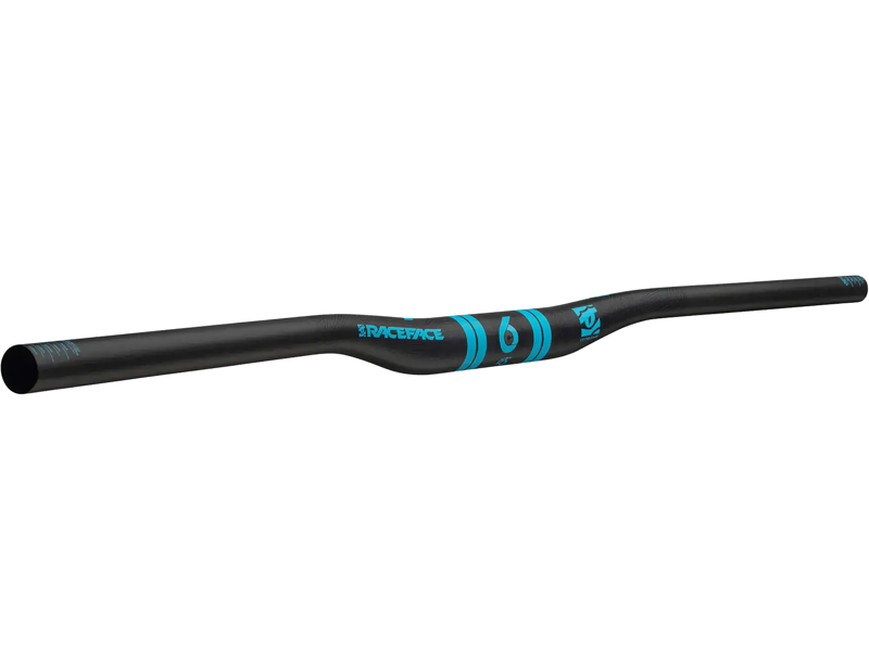 Race Face SIXC 20mm Rise Carbon Handlebar in Black/Blue-1