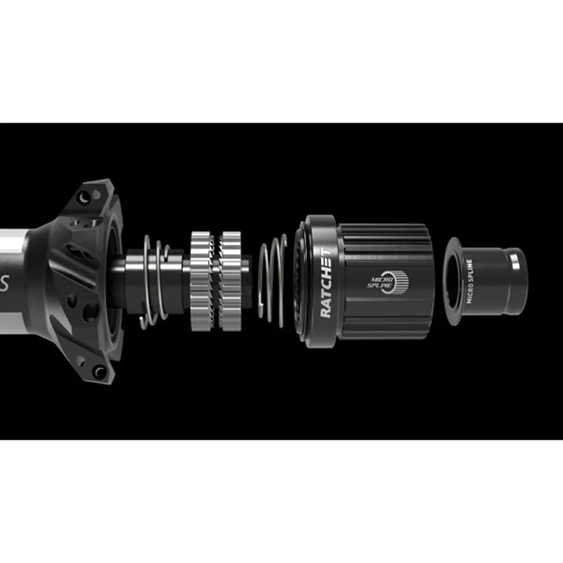 DT Swiss 350 Classic Disc 6 Bolt 142 x 12 mm Shimano HG 32 Hole Hub in Black-2