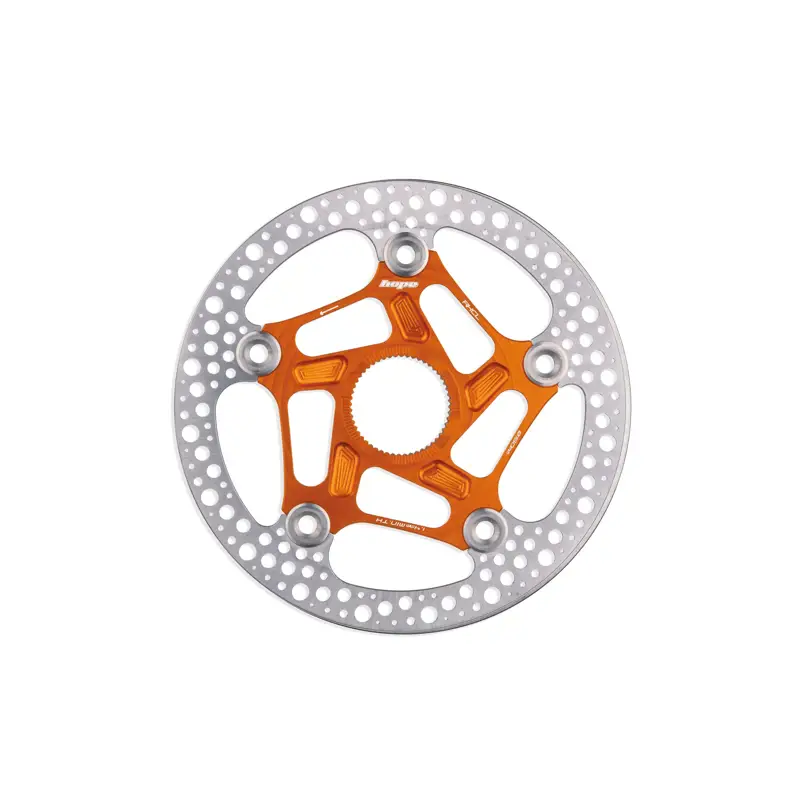 Balfes Bikes Hope RX Centre Lock Disc 140mm Rotor in Orange | Free postage over £30, £10 off first order, price match & 0% finance.
