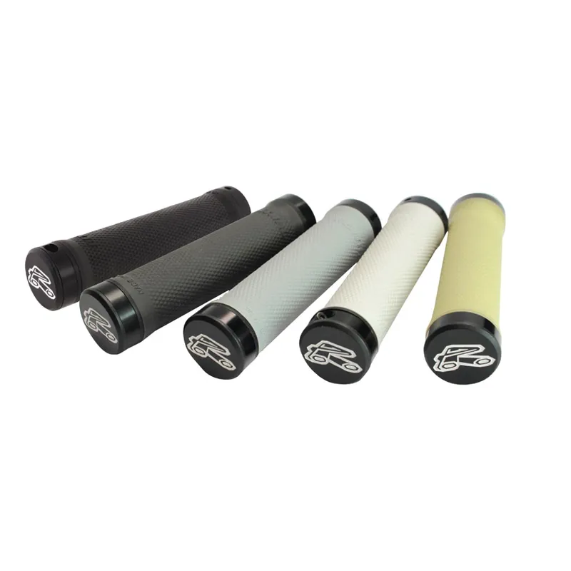 Renthal Lock-On Collars Soft Narrow Grips in Light Grey-1