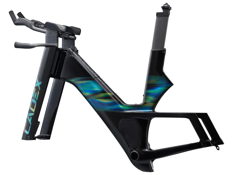 Cadex Tri Triathlon Frameset 2025 in Aurora Hologram-3