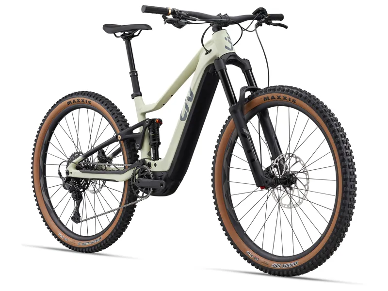 Liv Embolden E+ 1 Electric Full Suspension Mountain Bike 2026 in Pale Moss/Black-1