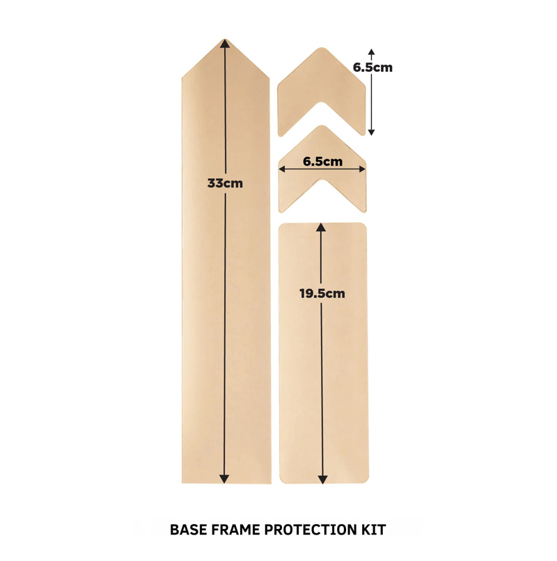 HKT Base Contour Lines Frame Protection Kit in Matte White-2