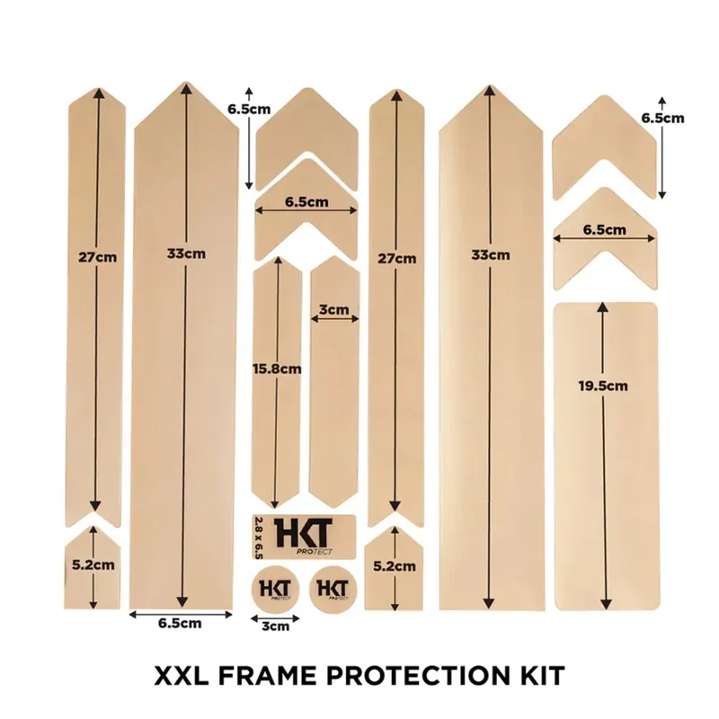 HKT Plus Contour Lines Frame Protection Kit Gloss in Black-1