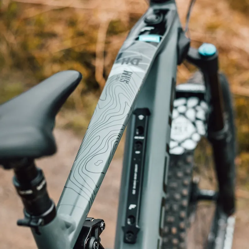 HKT The Full Monty Contour Lines Bike Frame and Fork Protection Kit in Gloss Black-2