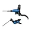 Hope Brake EVO GR4 - No Rotor - BRAIDED - Left Hand in Black/Blue