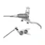 Hope Brake EVO GR4 - No Rotor - BRAIDED - Left Hand in Silver/Smoke