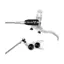 Hope Brake EVO GR4 - No Rotor - BRAIDED - Right Hand in Silver/Black