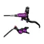 Hope Brake EVO GR4 - No Rotor - Left Hand in Black/Purple