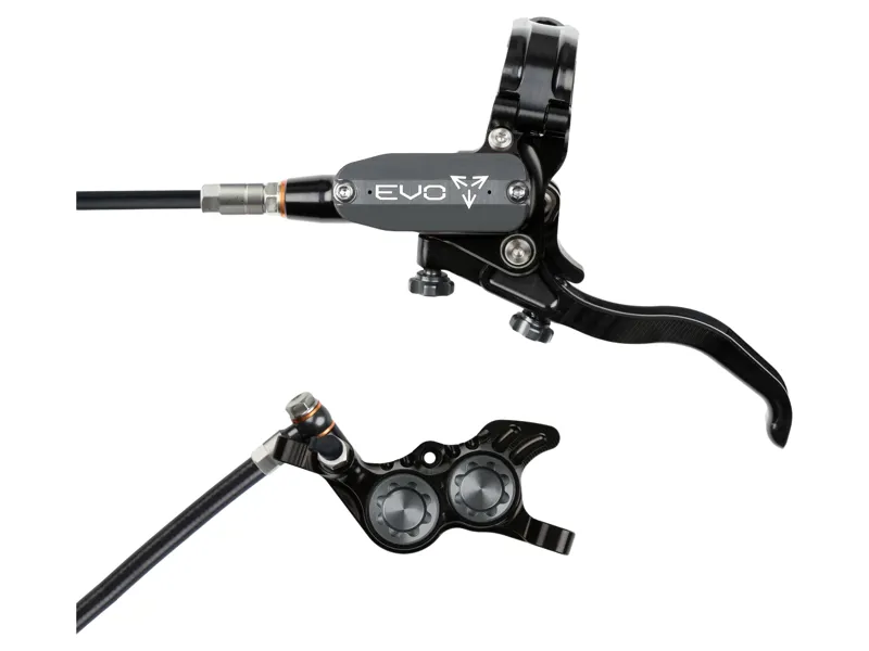 Hope Brake EVO GR4 - No Rotor - Left Hand in Black/Smoke