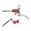 Hope Brake EVO GR4 - No Rotor - Left Hand in Silver/Red
