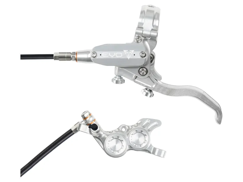 Hope Brake EVO GR4 - No Rotor - Left Hand in Silver/Silver