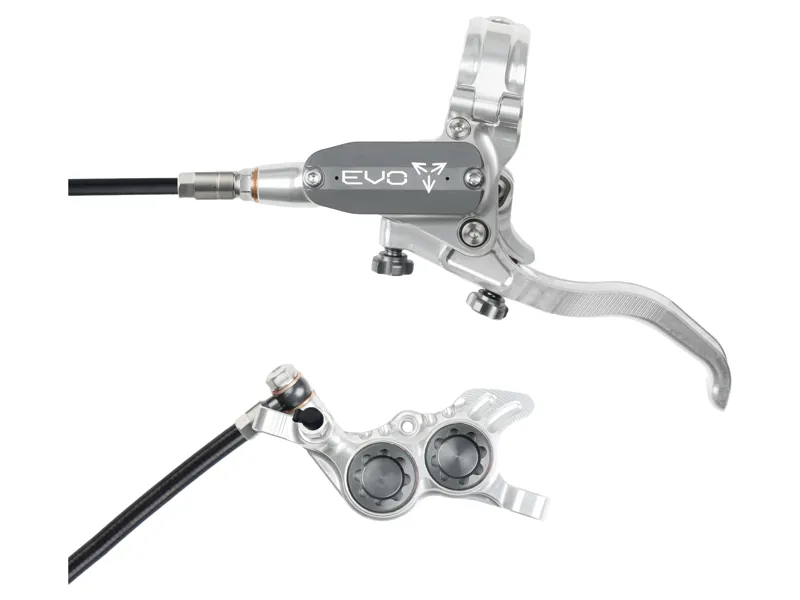 Hope Brake EVO GR4 - No Rotor - Left Hand in Silver/Smoke