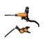Hope Brake EVO GR4 - No Rotor - Right Hand in Black/Orange