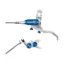 Hope Brake EVO TR4 - No Rotor -  BRAIDED - Left Hand in Silver/Blue
