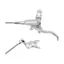 Hope Brake EVO TR4 - No Rotor -  BRAIDED - Left Hand in Silver/Silver