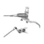 Hope Brake EVO TR4 - No Rotor -  BRAIDED - Left Hand in Silver/Smoke