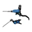 Hope Brake EVO TR4 - No Rotor -  BRAIDED - Right Hand in Black/Blue