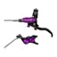 Hope Brake EVO TR4 - No Rotor -  BRAIDED - Right Hand in Black/Purple