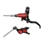 Hope Brake EVO TR4 - No Rotor -  BRAIDED - Right Hand in Black/Red