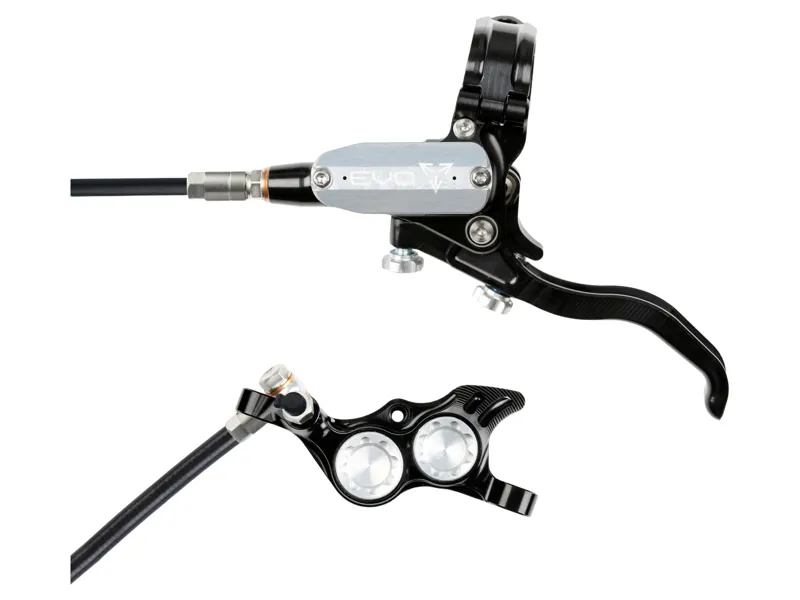 Hope Brake EVO TR4 - No Rotor - Left Hand in Black/Silver