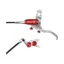 Hope Brake EVO TR4 - No Rotor - Left Hand in Silver/Red