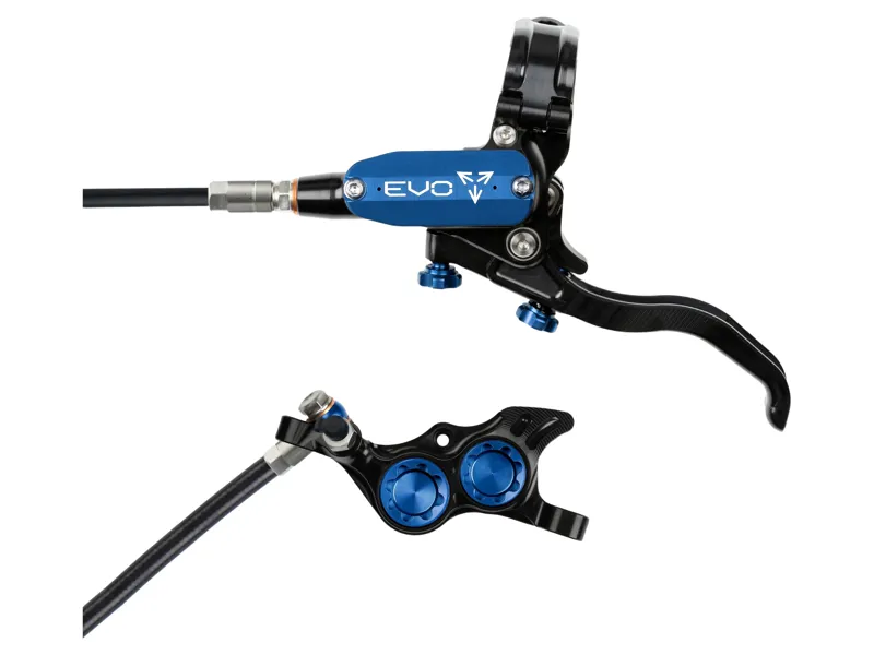 Hope Brake EVO TR4 - No Rotor - Right Hand in Black/Blue